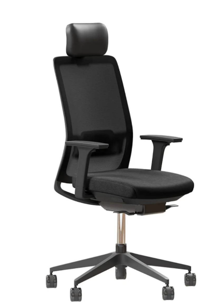 Ergonice K30 Bureaustoel Zwart uit de zakelijke collectie van Iron Maison