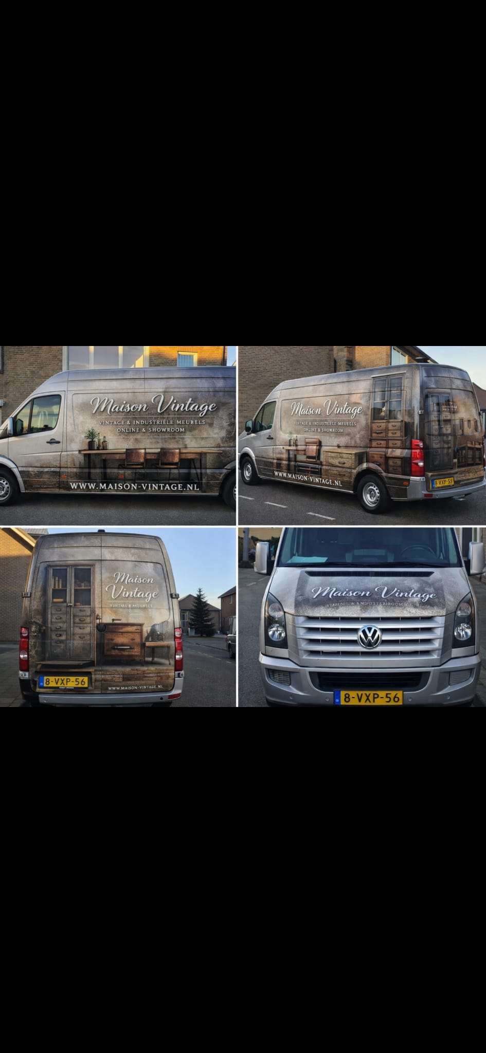 Onze eigen Maison Vintage transportwagen